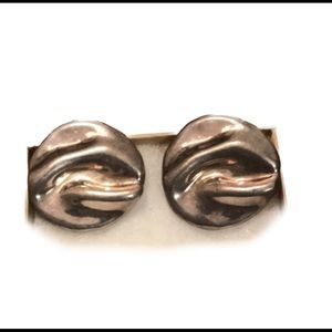 Sterling silver clip on earrings. VINTAGE